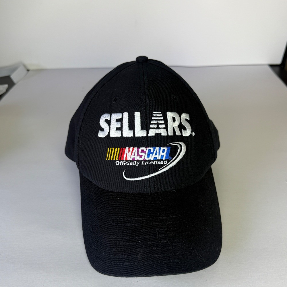 SELLARS NASCAR Crew Chief Club Hat Cap Black Officially Licensed Racing